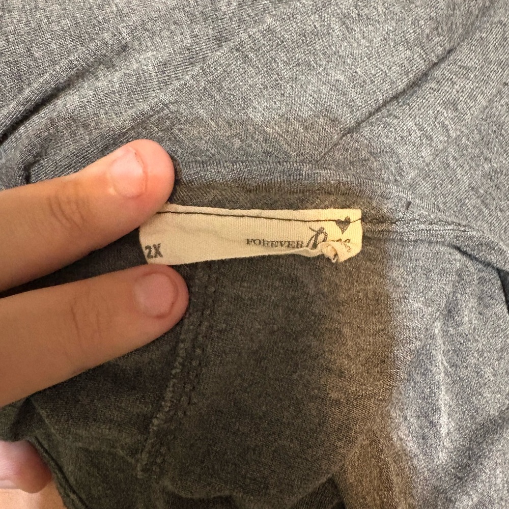 Forever 21 Gray Knit Top